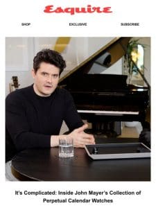 John Mayer Showed Us His Watch Collection