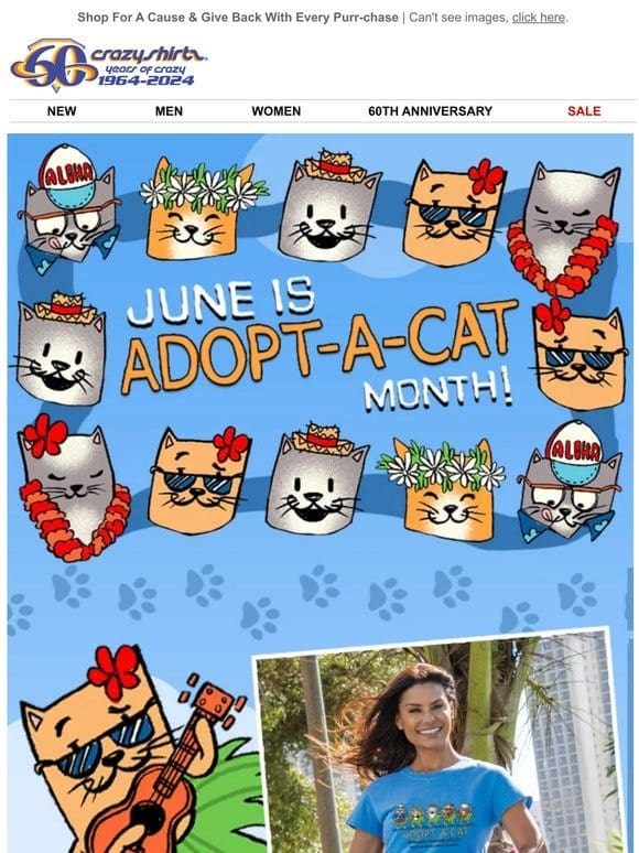 Join The Meow-ment ?? It’s Adopt-A-Cat Month!