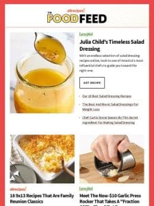 Julia Child’s Timeless Salad Dressing