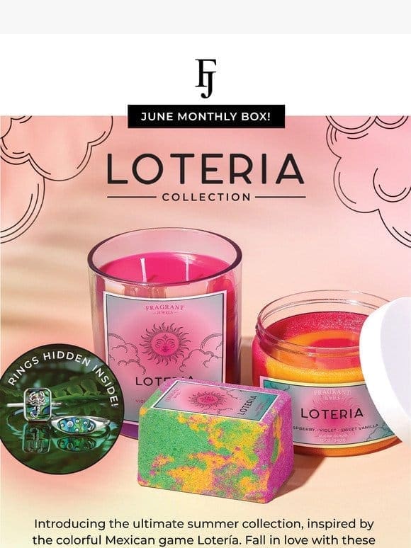 June’s Box: La Loteria   Play， Win， Shine!