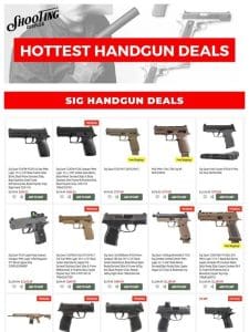 Just Added: Exclusive Deals on Glock， Ruger， and Springfield Armory Handguns Inside!