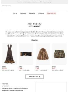 Just In Etro — 60% off