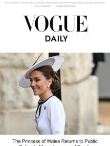 Kate Middleton Returns to Public Duties in Monochrome and Pearls