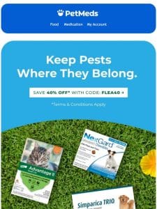 Keep pests where they belong