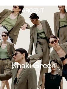 Khaki Green is here.