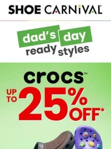 Kickstart Your Style: Up to 25% Off Crocs & HEYDUDE!