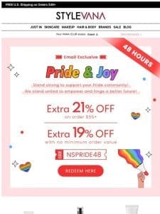 LAST CHANCE! Pride-exclusive deal inside