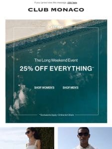 LAST DAY: 25% Off Everything