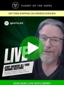 LIVE Q&A Sesh with Jerry today!
