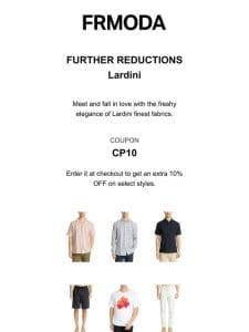 Lardini: High-range clothing ON SALE