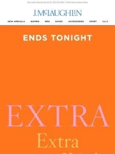 Last Day! Extra 30% Off Sale Ends Soon