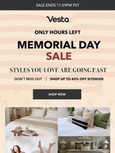 Last Day: Up to 40% Sitewide + $20 Off $200+