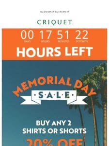 Last Day to Save up to 25%