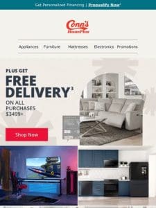 Last chance: Free TV and Free Delivery offer end today