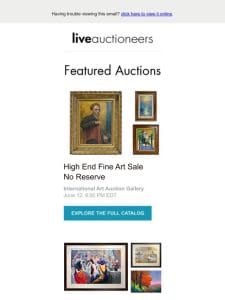 Latest Headlines + Auctions For You