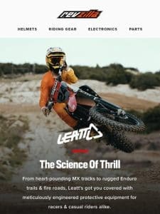 Leatt Specializes In The Science Of The Thrill!