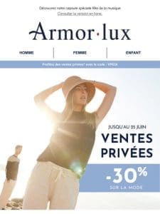 Les Ventes Privées continuent en musique