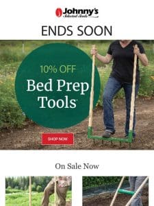 Limited Time: 10% Off Bed Prep Tools!