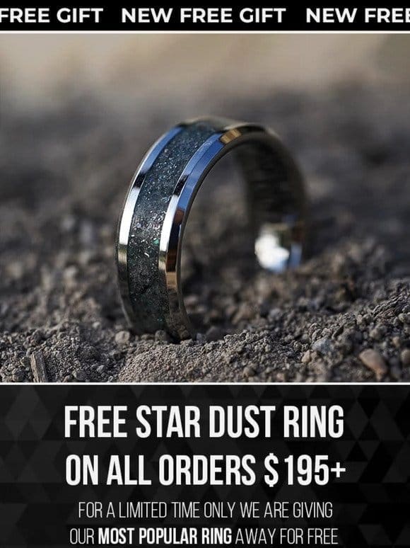 Limited Time Offer: Free Star Dust Ring!