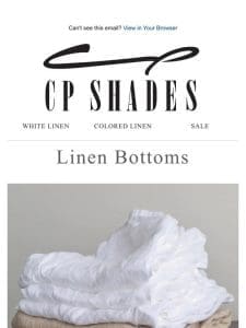 Linen Bottoms