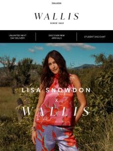 Lisa Snowdon x Wallis: The Summer Collection