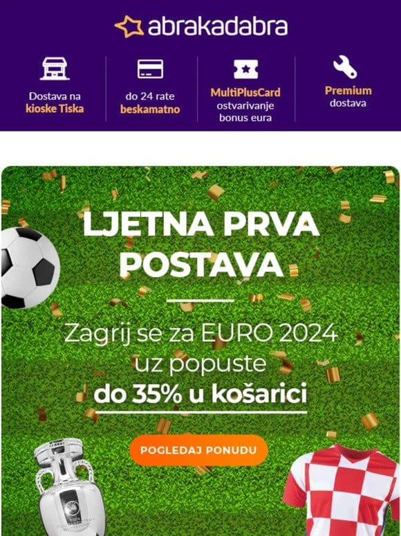 Ljetna prva postava: popusti do 35% ⚽️| Do – 46% na Svilanit ručnike za plažu  ️