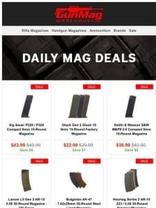 Load Up On These Magazine Essentials | Sig P320 15 Rd Mag for $44