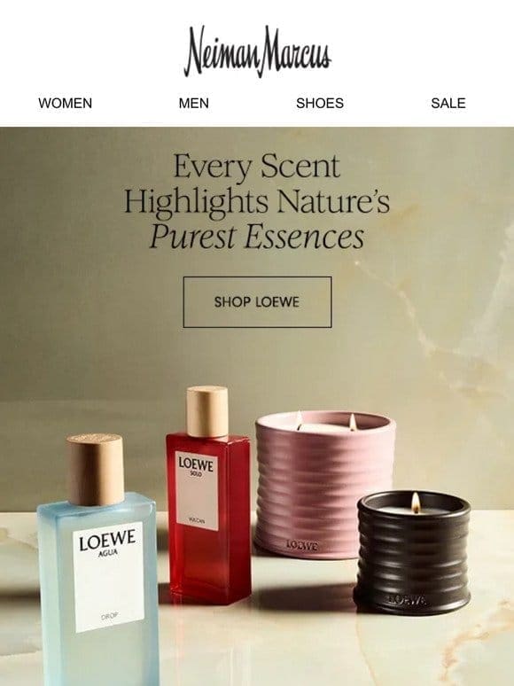 Loewe scents capture the beauty of nature