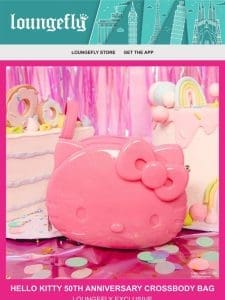 Loungefly Exclusive: Hello Kitty 50th Anniversary Crossbody Bag