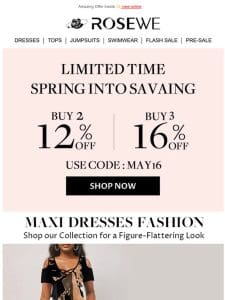 MAXI DRESSES | UP TO 50% OFF!