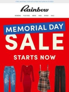 ?? MEMORIAL DAY SALE ?? Starts in 3， 2， 1…