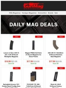 Magazines For Every Occasion | Lancer L5 Gen 2 AR-15 30rd Mag for $17