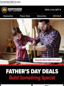 Make Dad’s Day: Shop Our Best Father’s Day Deals!