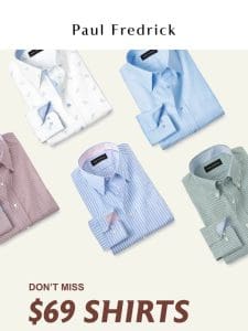 Many shirts 40% off or more.