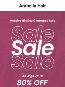 Massive Bin End Clearance Sale! ?