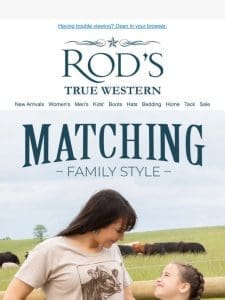 Matching Western Fashion For Parents & Kids!