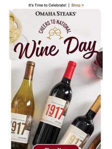 May 25 is National Wine Day!