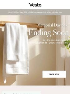 Memorial Day Only: ALL Towels Up to 40% Off， from $49 ?