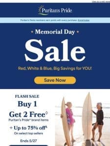 ? Memorial Day SALE is Here!