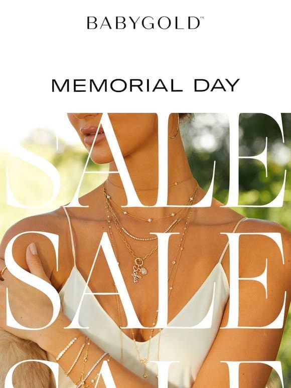 Memorial Day Sale? 20% OFF SITEWIDE!