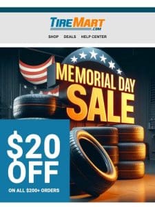 Memorial Day Sale Ending Soon ⌛