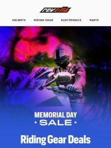 Memorial Day Sale | Riding Gear Up To 50% OFF!