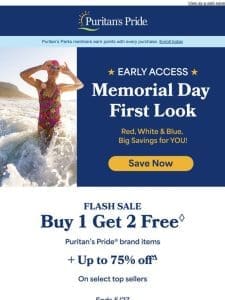 Memorial Day Sale – Up to 75% OFF