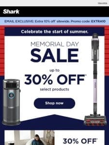 ? Memorial Day Sale extended!