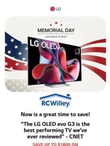 Memorial Day Savings Alert: Great Deals on TVs & More!