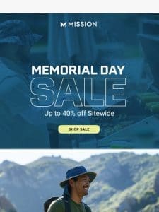 ?? Memorial Day Savings! Save Up to 40% off on Cooling Gear