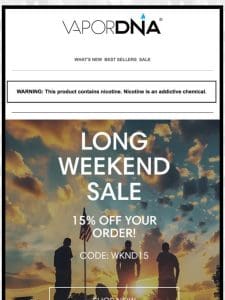 Memorial Weekend Sale Starts Now!