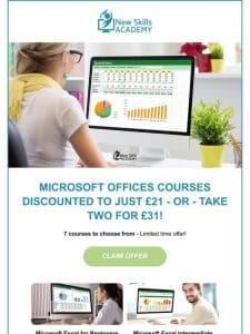 Microsoft Office Special: ￡21 Courses