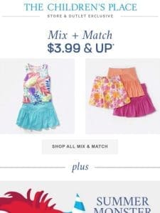 Mix & Match *MUST-HAVES* $3.99 & up!