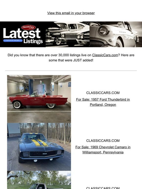 More classic cars from ClassicCars.com!